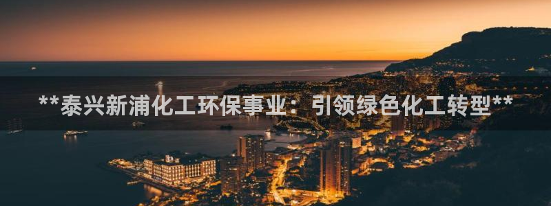 亿万网友在线实时为您解答问题：**泰兴新浦化工环保事业：引领绿色化工转型**