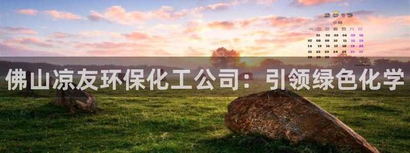 mr07亿万先生：佛山凉友环保化工公司：引领绿色化学