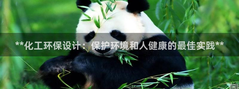 亿万先生mr：**化工环保设计：保护环境和人健康的最佳实践**