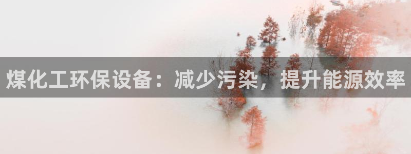 亿万国际游戏官网：煤化工环保设备：减少污染，提升能源效率