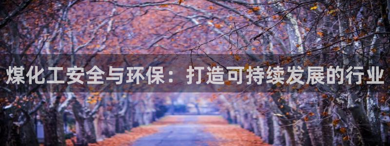 亿万先生手机版：煤化工安全与环保：打造可持续发展的行业