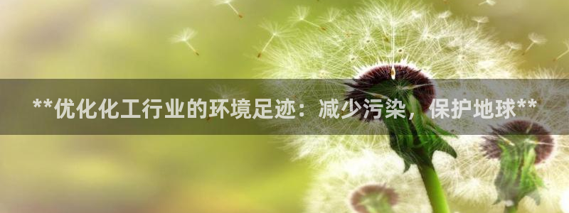 亿万下载徐家汇朋友圈说说：**优化化工行业的环境足迹：减少污染，保护地球**