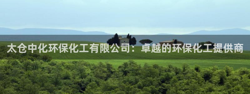 亿万国际app：太仓中化环保化工有限公司：卓越的环保化工提供商