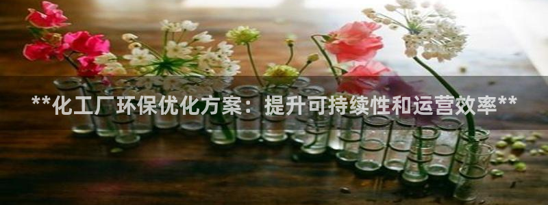 亿万钱包app下载：**化工厂环保优化方案：提升可持续性和运营效率**