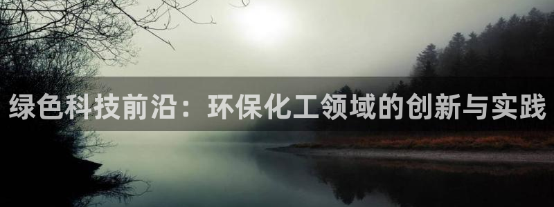 亿万第一季字幕：绿色科技前沿：环保化工领域的创新与实践