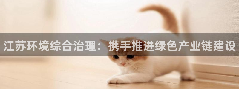 亿万先生网站下载：江苏环境综合治理：携手推进绿色产业链建设