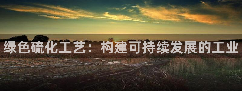 亿万先生手游下载官网：绿色硫化工艺：构建可持续发展的工业