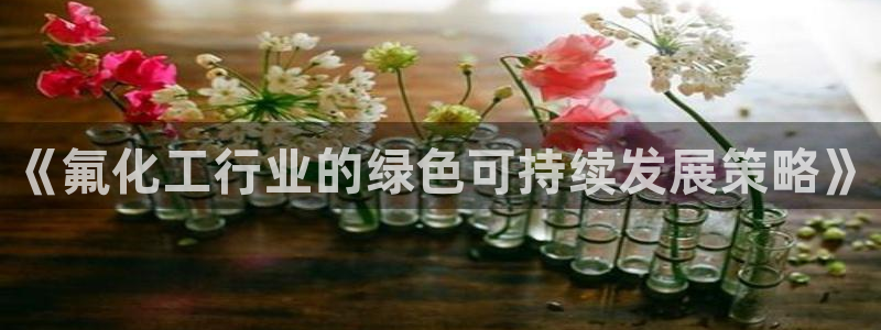 亿万先生是男是女：《氟化工行业的绿色可持续发展策略》