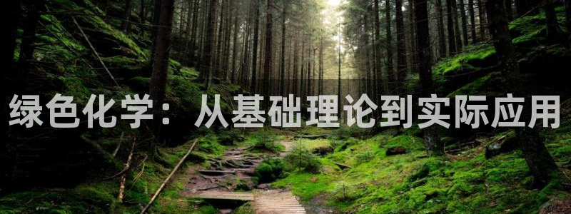 亿万先生用什么客户端：绿色化学：从基础理论到实际应用