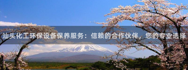 亿万先生游戏平台网址：汕头化工环保设备保养服务：信赖的合作伙伴，您的专业选择