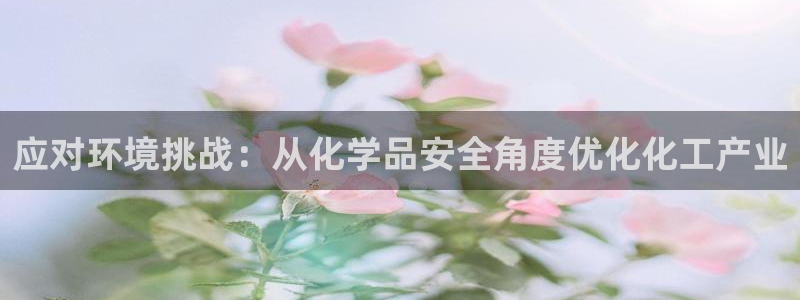 亿万先生充电桩：应对环境挑战：从化学品安全角度优化化工产业