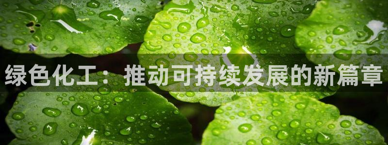 亿万 下载：绿色化工：推动可持续发展的新篇章